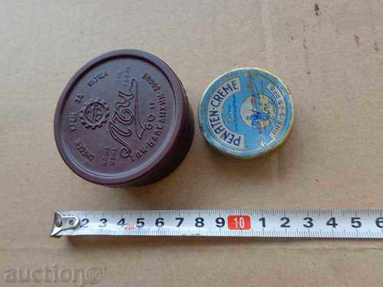 Lot boxes, metal and bakelite cream box, Bulgaria - 5