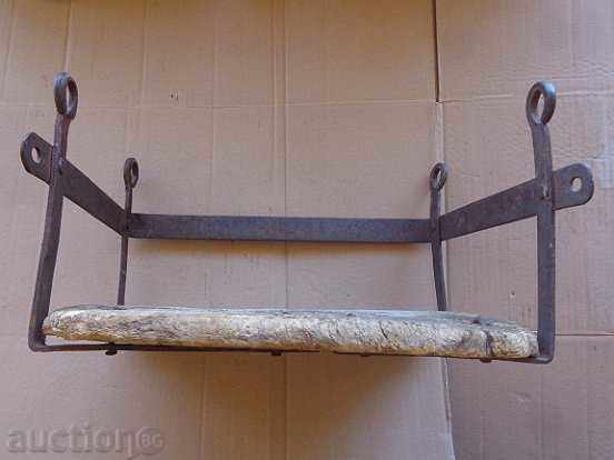 Old childish swing primitive, wrought iron, wooden - 5 Old childish swing primitive, wrought iron, wooden - 5