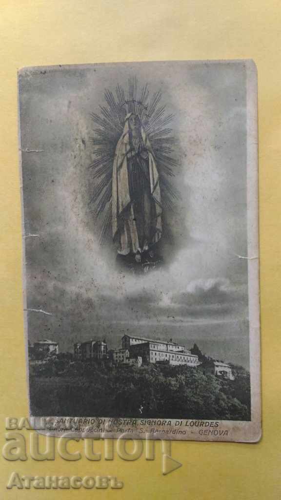 Old postcard Genova