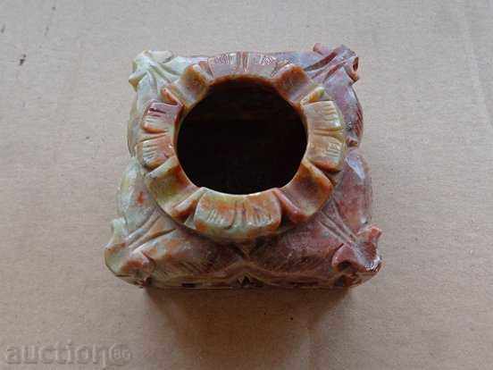 Ashtray made of stone bas-relief figure unique beginning of the 20th century with price 62.00 BGN | € 31.70 Ashtray made of stone bas-relief figure unique beginning of the 20th century with price 62.00 BGN | € 31.70