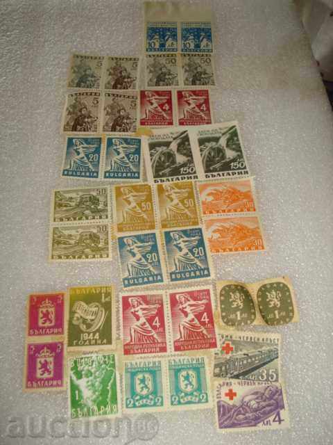 34 pieces OLD POST BULGARIA RED CROSS