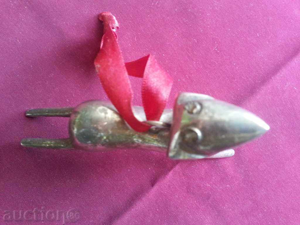 Old Gray Plastic, Statuette Puppy - 6