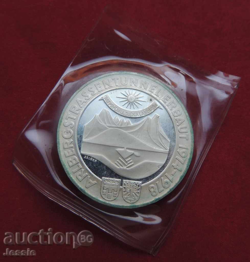 100 Shillings Austria Argint 1978 PROOF Încapsulat!