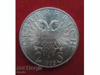 2 Schilling Austria Silver 1935 MINT-