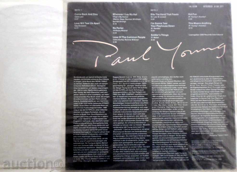 Paul Young - Paul Young cu preț 20.00 BGN | € 10.23 Paul Young - Paul Young cu preț 20.00 BGN | € 10.23