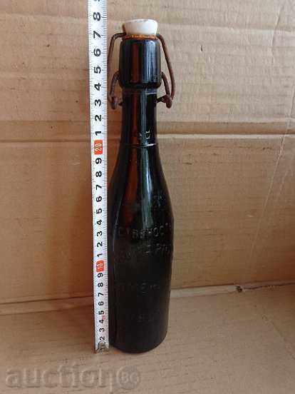 Παλιό μπουκάλι μπύρας "ΚΑΜΕΝΙΤΣΑ", μπουκάλι Plovdiv - ΣΠΑΝΙΟ - 5