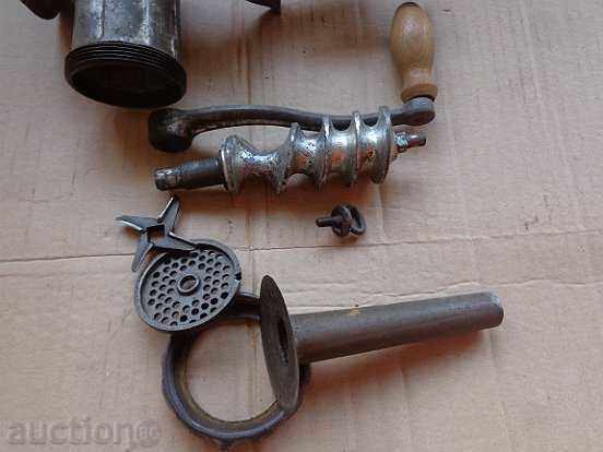 An old machine for grinding meat, meat mincer, Czechoslovakia - 5 An old machine for grinding meat, meat mincer, Czechoslovakia - 5