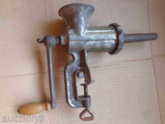 An old machine for grinding meat, meat mincer, Czechoslovakia - 7 An old machine for grinding meat, meat mincer, Czechoslovakia - 7