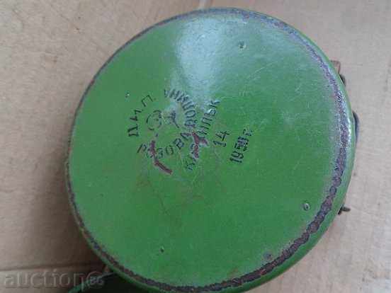 Старо емайлирано канче с капак, емайлиран съд, тенджера - 6 Старо емайлирано канче с капак, емайлиран съд, тенджера - 6