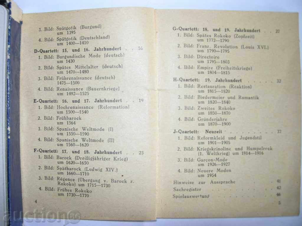 old German maps Andere Zeiten - andere Kleider - 6 old German maps Andere Zeiten - andere Kleider - 6