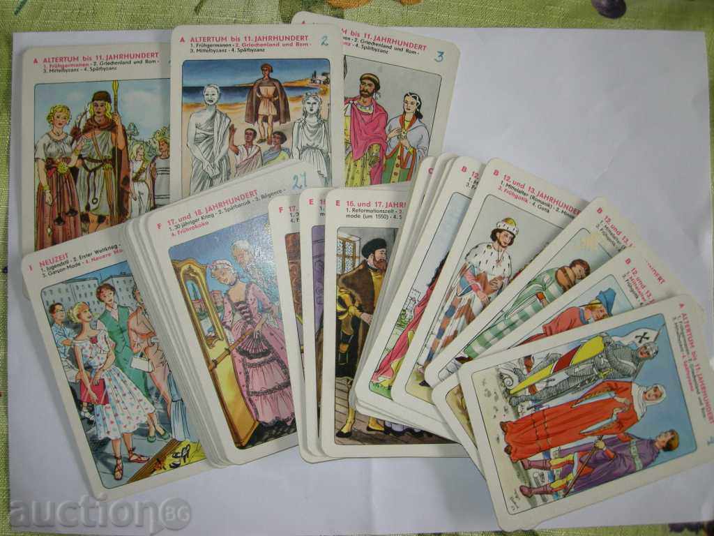 old German maps Andere Zeiten - andere Kleider - 7 old German maps Andere Zeiten - andere Kleider - 7