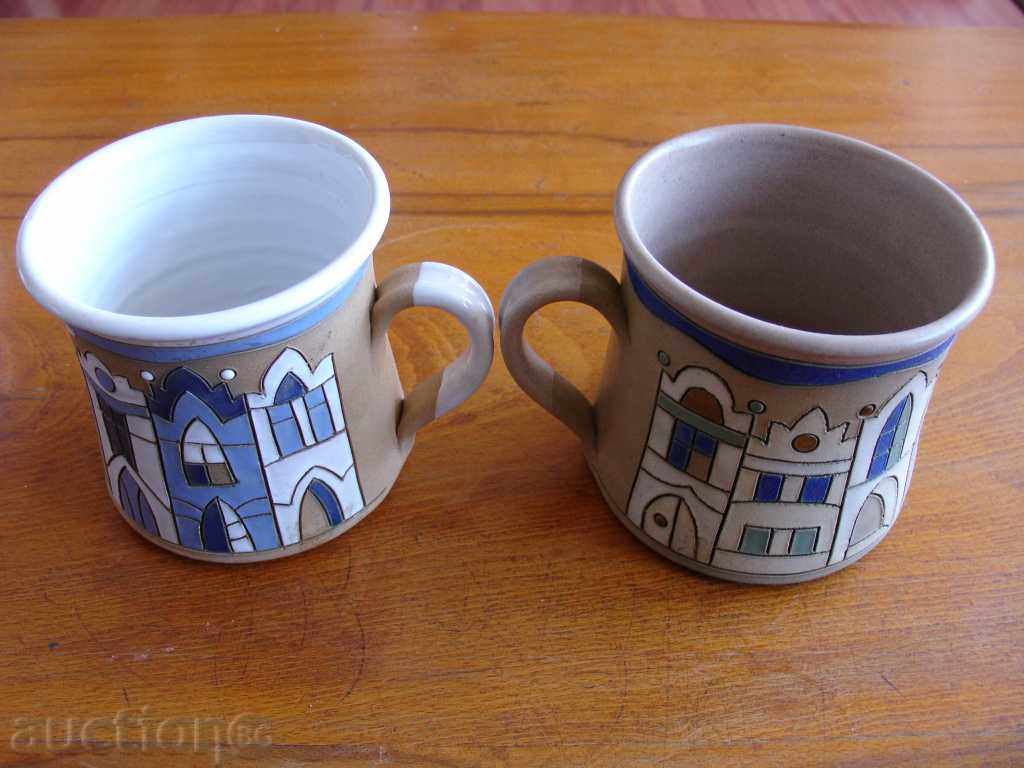 Ceramic cups. with price 20.00 BGN | € 10.23 Ceramic cups. with price 20.00 BGN | € 10.23