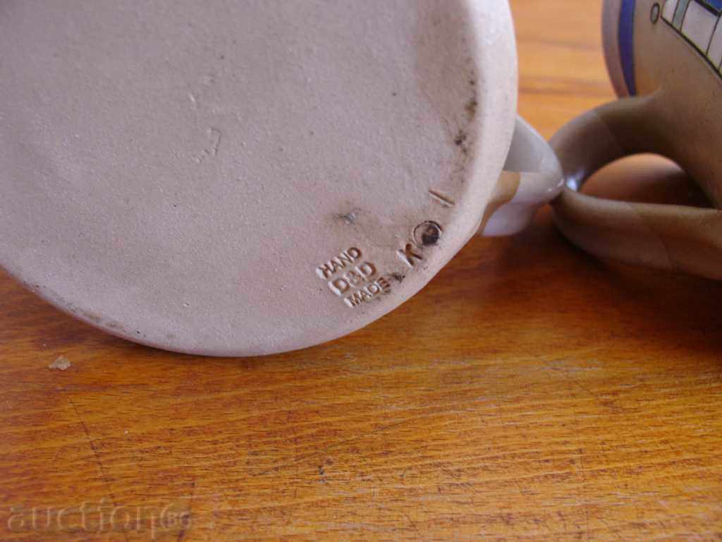 Auction Ceramic cups. Auction Ceramic cups.