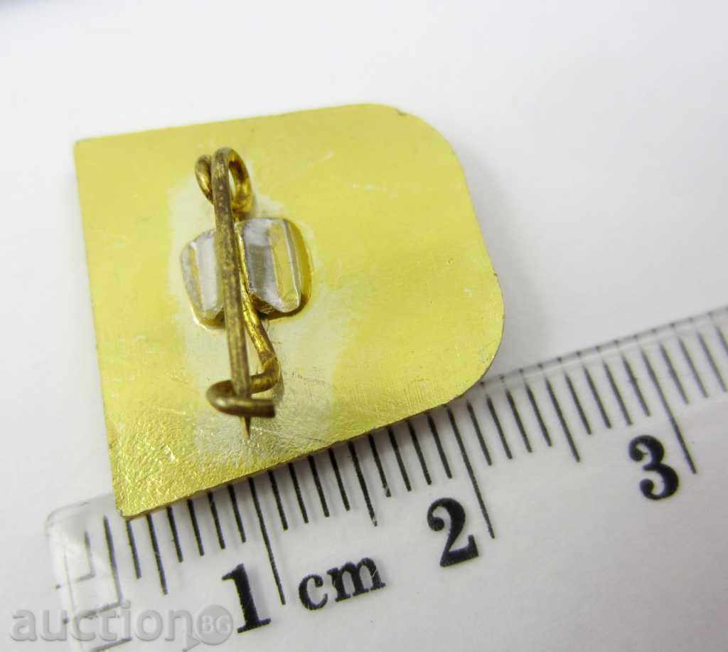 FOOTBALL BADGE-METALLURGER-PINK-RARE ANNIVERSARY BADGE - 6 FOOTBALL BADGE-METALLURGER-PINK-RARE ANNIVERSARY BADGE - 6