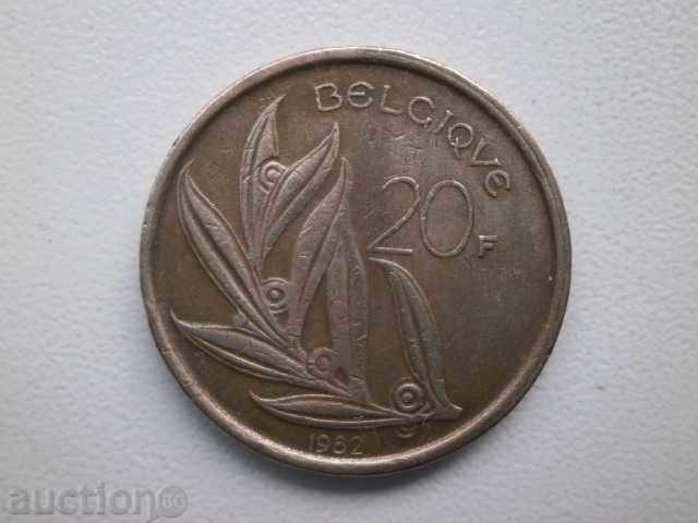 Belgium - 20 francs (French legend), 1980 - 32L with price 1.10 BGN | € 0.56 Belgium - 20 francs (French legend), 1980 - 32L with price 1.10 BGN | € 0.56