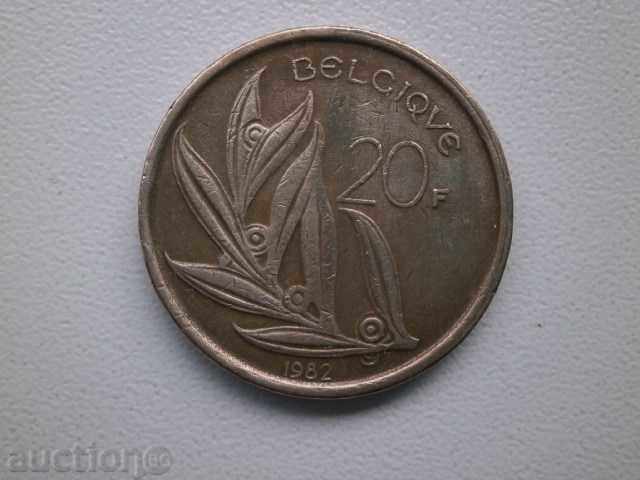 Βέλγιο - 20 φράγκα (Γαλλικά θρύλος) 1980 - 32L