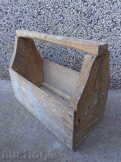 Old Bulgarian chest, trunk, cassette player, wooden - 6 Old Bulgarian chest, trunk, cassette player, wooden - 6