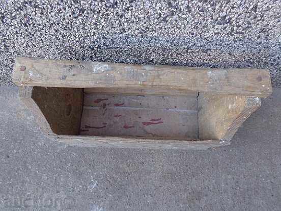 Old Bulgarian chest, trunk, cassette player, wooden - 7 Old Bulgarian chest, trunk, cassette player, wooden - 7