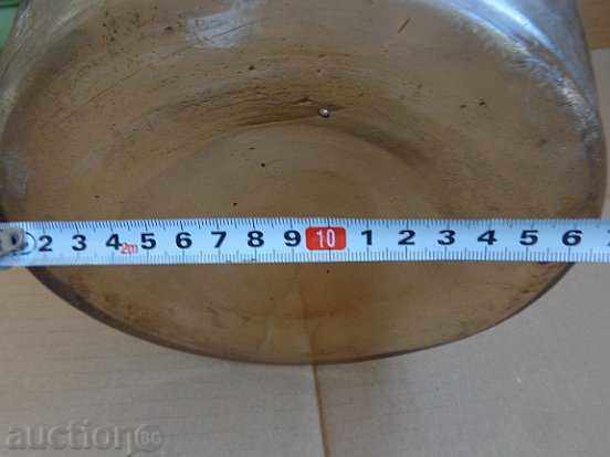 sticlă carafă veche de coniac bun și karashtisano de vin - 5