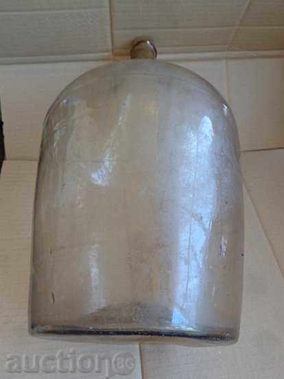 sticlă carafă veche de coniac bun și karashtisano de vin - 6