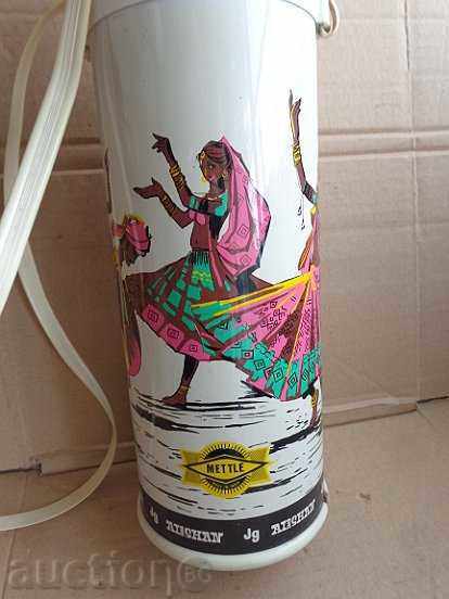 termos stele indian începutul anilor '80 ai secolului XX, NRB cu preț 40.00 BGN | € 20.45 termos stele indian începutul anilor '80 ai secolului XX, NRB cu preț 40.00 BGN | € 20.45