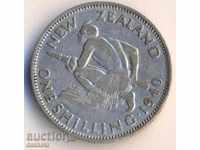 New Zealand shilling 1940, silver