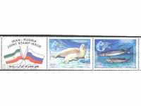 Чисти марки  Иран - Русия  Морска Фауна 2003  от Иран
