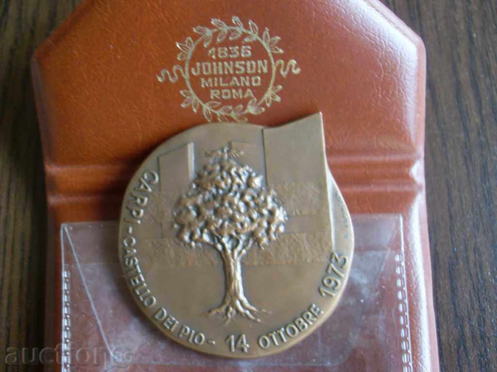 Ιταλικά χάλκινο μετάλλιο με τιμή 19.00 BGN | € 9.71 Ιταλικά χάλκινο μετάλλιο με τιμή 19.00 BGN | € 9.71