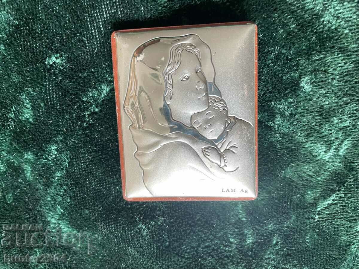 ICONA - argintie, 5/4 cm cu preț 39.95 BGN | € 20.43 ICONA - argintie, 5/4 cm cu preț 39.95 BGN | € 20.43