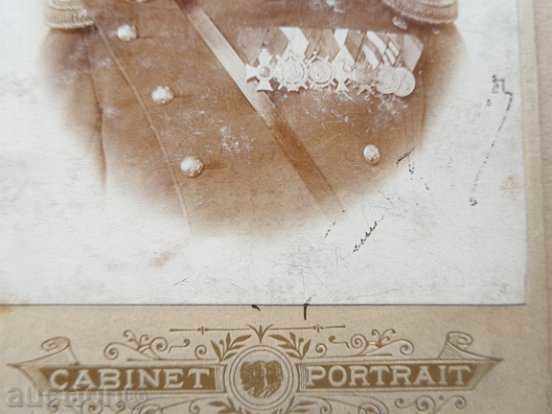 Auction Old photo on cardboard, photograph, photo officer autograph Auction Old photo on cardboard, photograph, photo officer autograph