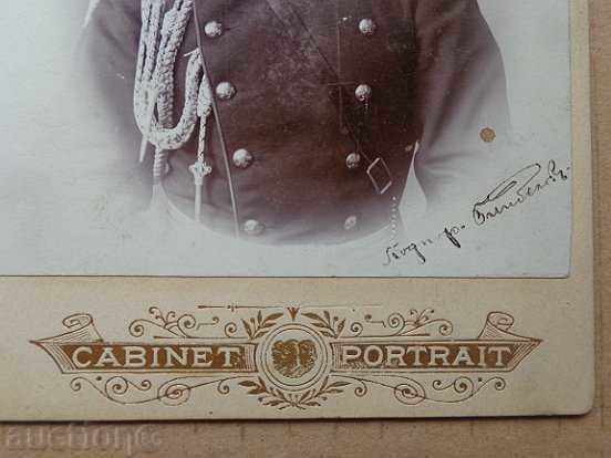 Auction Old photo on cardboard, photograph, photo officer autograph Auction Old photo on cardboard, photograph, photo officer autograph