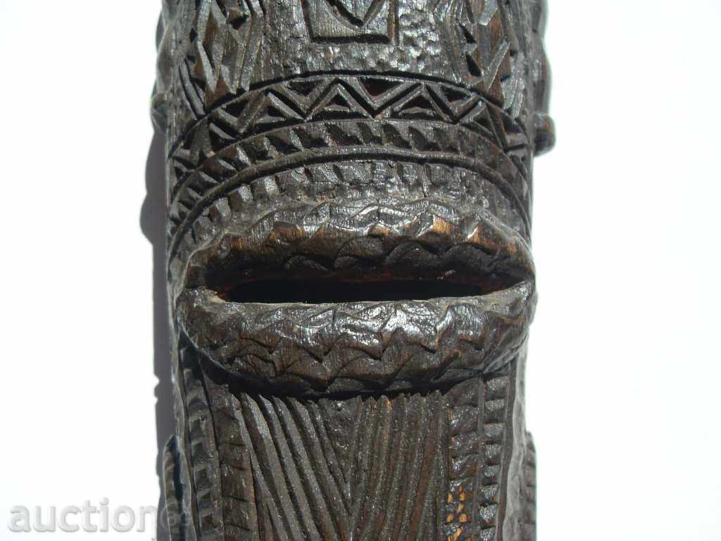 Аукцион СТАРА  АФРИКАНСКА  ДЪРВЕНА  МАСКА  ОТЛИЧНА