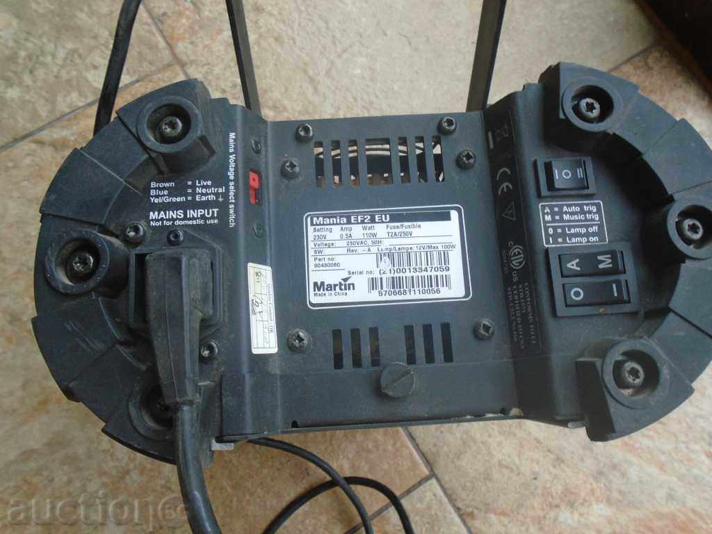 Martin Mania EF2 Professional 100 Watt DJ Dance Light - 5 Martin Mania EF2 Professional 100 Watt DJ Dance Light - 5