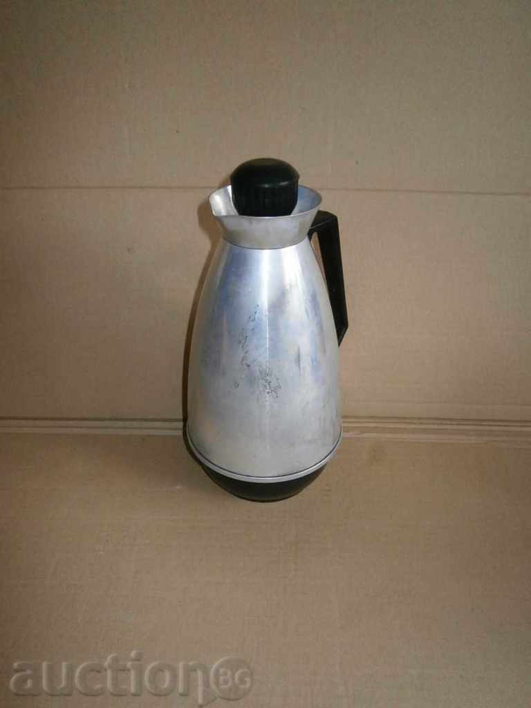 old retro thermos kettle thermos