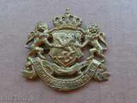Cockade of princely cap coat of arms emblem insignia uniform