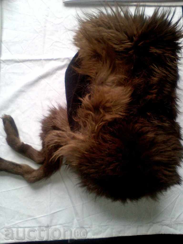 Δημοπρασία Παλιά καπέλο κυνηγός ΔΕΡΜΑ Δημοπρασία Παλιά καπέλο κυνηγός ΔΕΡΜΑ