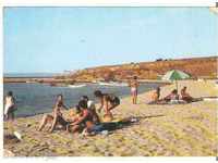 Καρτ ποστάλ Βουλγαρία Τσερνομόρετς Μπουργκάς Beach 1 *