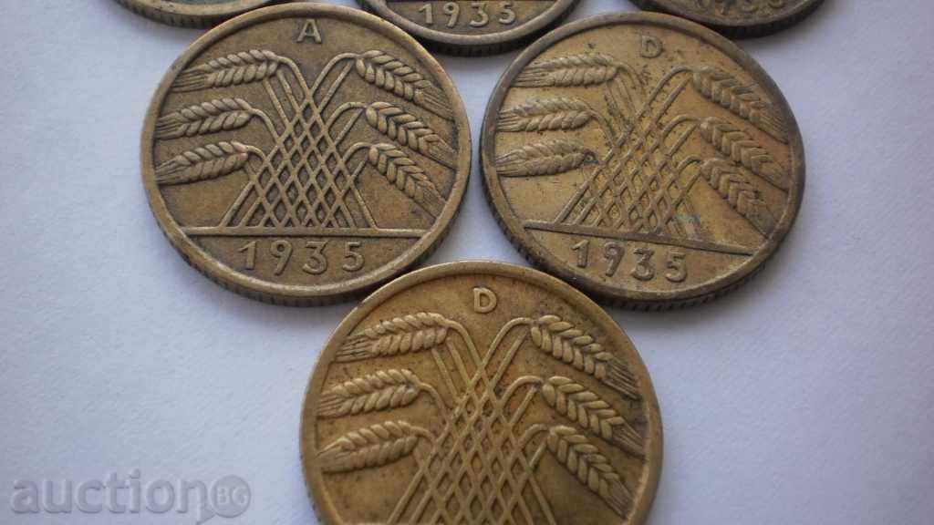 Germania Monede Al treilea Reich 1935 - 1936 - 6