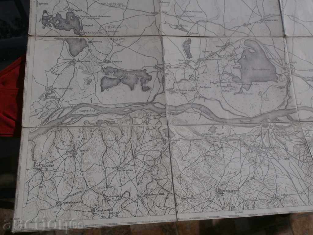 Auction Old map Calarasi / Calarasi / -Silistra Russian-Turkish war Auction Old map Calarasi / Calarasi / -Silistra Russian-Turkish war