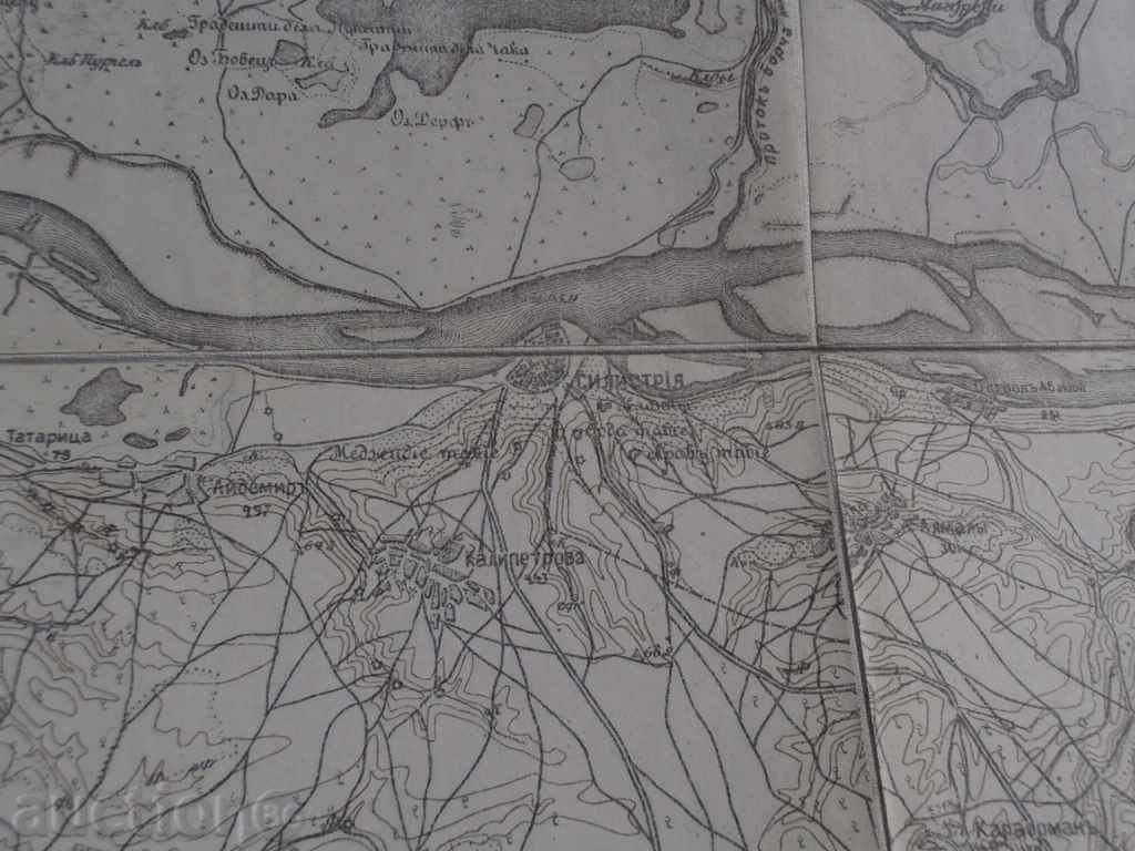 Old map Calarasi / Calarasi / -Silistra Russian-Turkish war - 6 Old map Calarasi / Calarasi / -Silistra Russian-Turkish war - 6