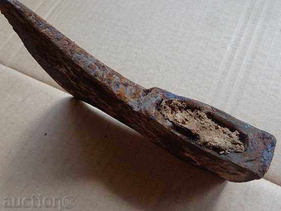 Auction An old ax, a torso, a toothbrush wrought iron Auction An old ax, a torso, a toothbrush wrought iron