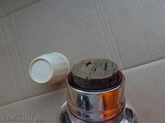 Auction Thermos bottle with jar plug Auction Thermos bottle with jar plug