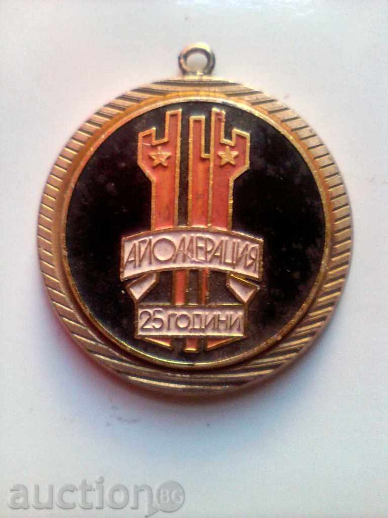 MEDAL 25 years AGGLOMERATION