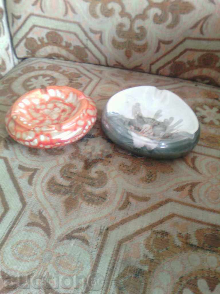 Porcelain ashtrays