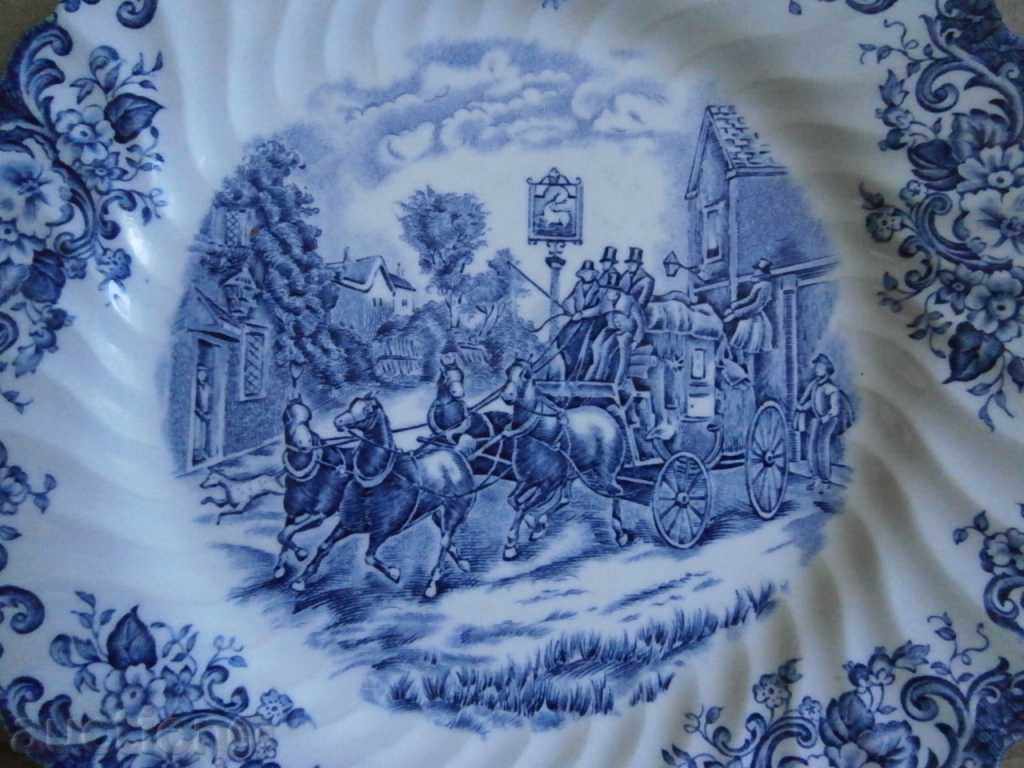 Παράδοση Antique πιάτο από πορσελάνη Παράδοση Antique πιάτο από πορσελάνη