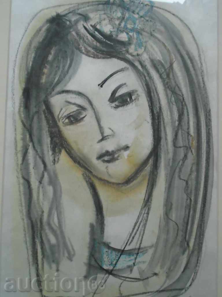 ЗЛАТКА ДЪБОВА ( 1927 - 1997 г. ) - МОМА - АКВАРЕЛ