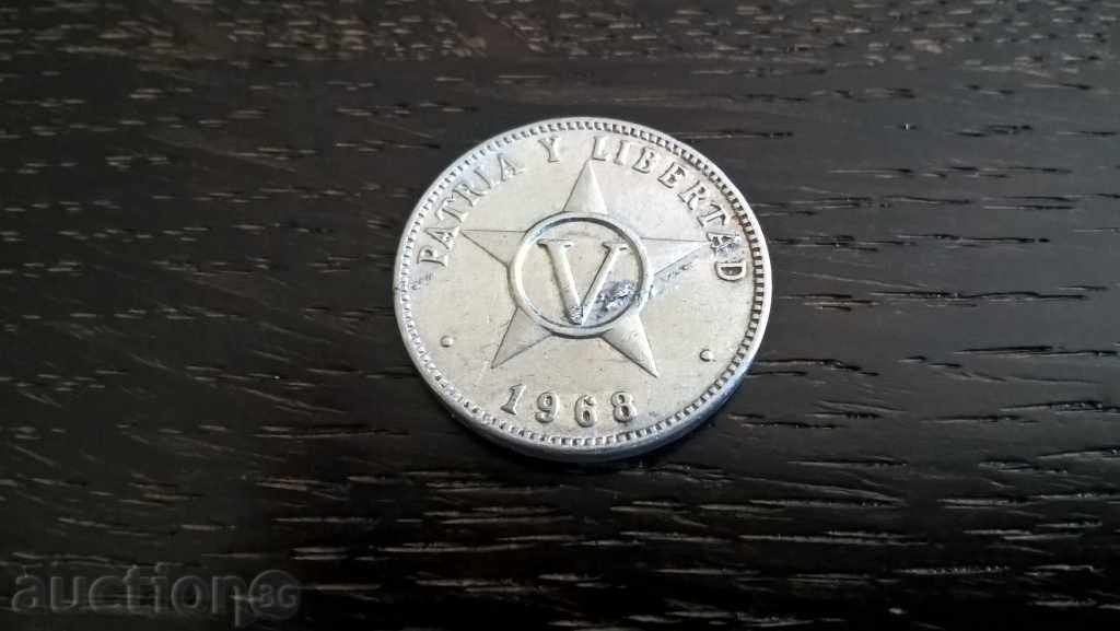 Moneda - Cuba - 5 cent 1968.