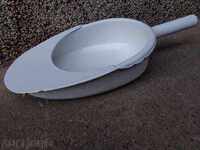 Παλιά εμαγιέ βάση σότσα, τσουκάλ, τσουκάλ, σμάλτο