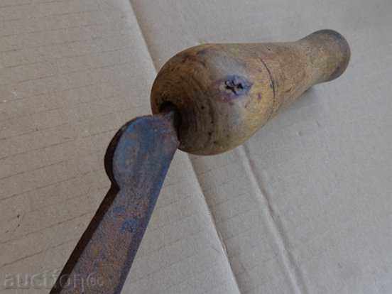 An old sickle with a seal, a knife, a blade, a wrought iron - 6 An old sickle with a seal, a knife, a blade, a wrought iron - 6