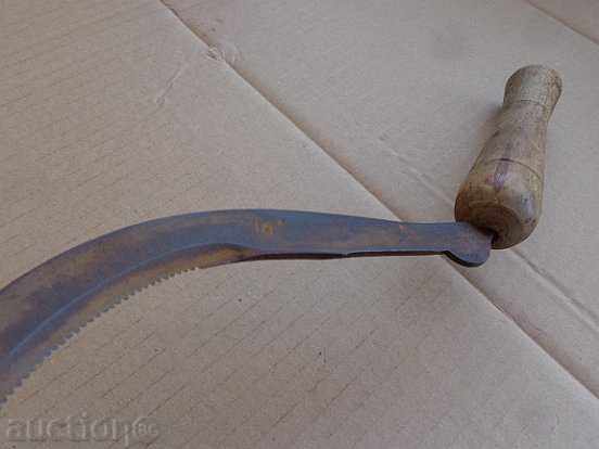 An old sickle with a seal, a knife, a blade, a wrought iron - 7 An old sickle with a seal, a knife, a blade, a wrought iron - 7